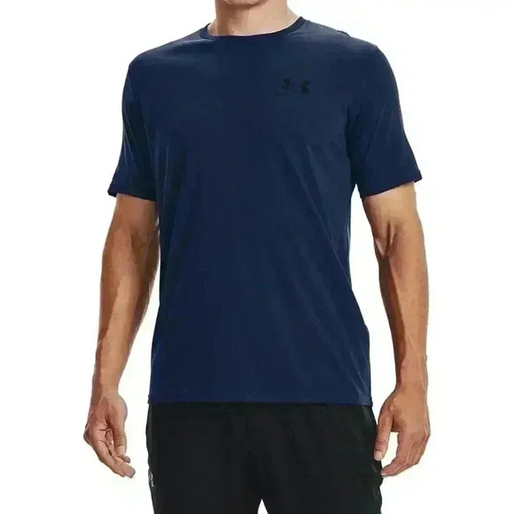 Under Armour Mens Sportstyle Blue Short Sleeve Tee, Small - Picture 1 of 6